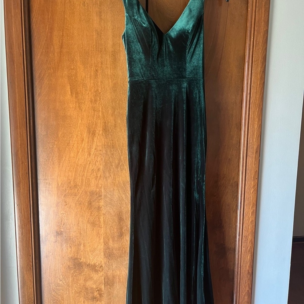 Emerald Green Dakota Dress - Picture 3 of 8